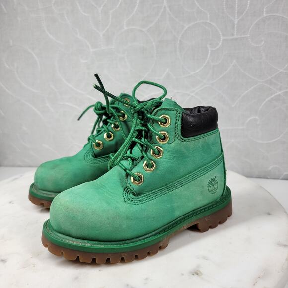 Timberland Limited Edition Boot Toddler 7 Celtics Kelly Green Classic Waterbuck - Picture 3 of 16